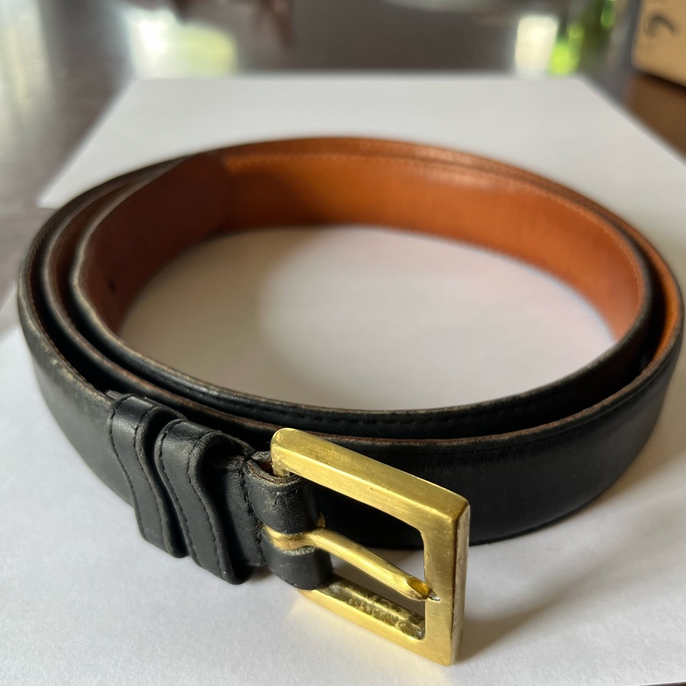 Coach 7600 Black Leather Belt- Size 42”/ 105cm - Picture 4 of 12